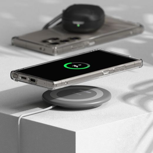 Прозрачный чехол Ringke Fusion Matte Clear для Samsung S24 Ultra