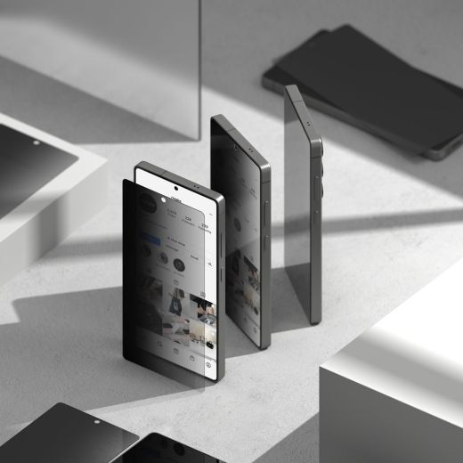 Защитное стекло антишпион Ringke Easy Slide Privacy 2 шт. для Galaxy S25 Ultra