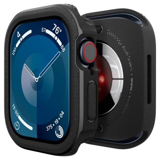 Чехол Caseology by Spigen Vault Matte Black для Apple Watch Series 10 (46мм) (ACS08610)