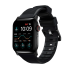 Силіконовий ремінець Nomad Rugged Band Black Rubber / Black Hardware для Apple Watch 42mm | 41mm | 40mm Силіконовий ремінець Nomad Rugged Band Black Rubber / Black Hardware для Apple Watch 42mm | 41mm | 40mm