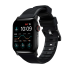 Силиконовый ремешок Nomad Rugged Band Black Rubber / Black Hardware для Apple Watch 41mm | 40mm