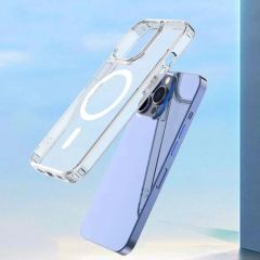 Прозрачный чехол Mutural Jingtou series Magsafe TPU + PC Transparent для iPhone 14 Pro Max