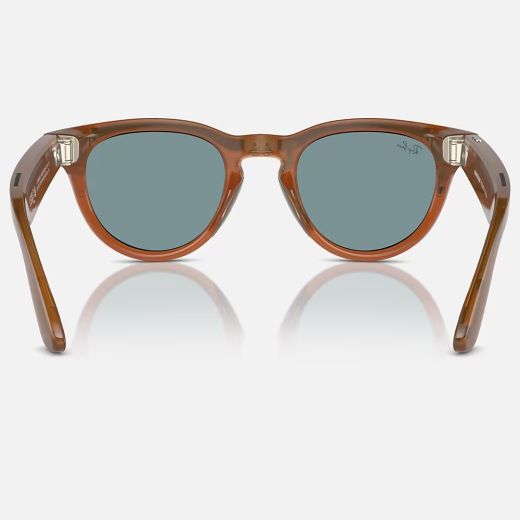 Умные очки Ray Ban Meta Headliner Shiny Caramel | Blue