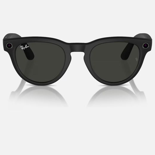 Розумні окуляри з камерою Ray Ban Meta Headliner Matte Black | Clear/Grey Transitions®