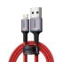 Кабель UGREEN US293 Alu Case Braided Lightning Cable 1m Red (80635)