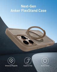 Чохол-підставка Anker MagGo Magnetic Case with Stand (360° Ring Stand) Rose Gold для iPhone 16 Pro (A90H10OA)