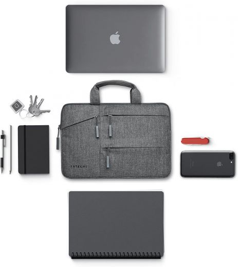 Сумка Satechi Water-Resistant Laptop Bag Carrying Case with Pockets для MacBook Pro 16" M1 | M2 | M3 | M4 (2021 | 2022 | 2023 | 2024) | Air 15" M4 | M3 | M2 (2025 | 2024 | 2023) (ST-LTB15)