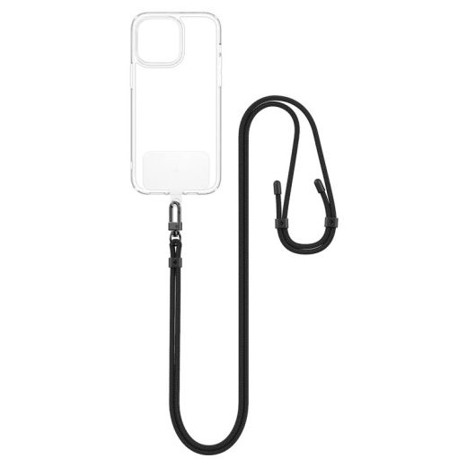 Ремешок Spigen Crossbody Strap Black + ConTag (AFA06260)