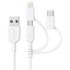 Кабель Anker 331 USB-A to Lightning Cable 3-в-1 0.9m White (AK-848061062830) Кабель Anker 331 USB-A to Lightning Cable 3-в-1 0.9m White (AK-848061062830)