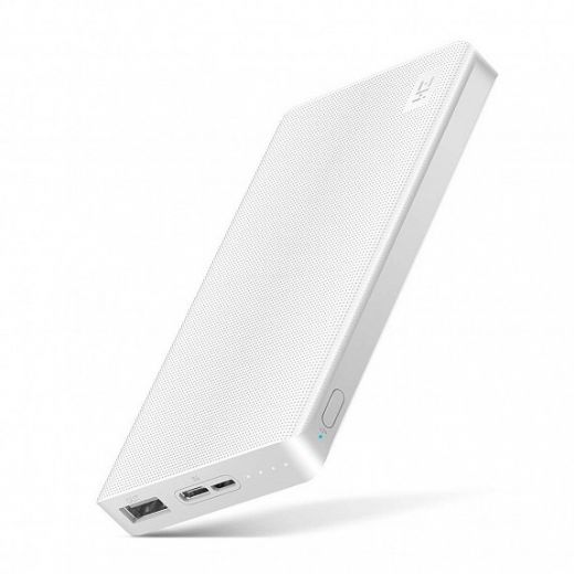 Повербанк ZMi Power Bank Fast Charge 10000 mAh 18W Type-C White (QB810W)