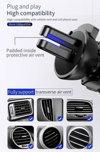 Автотримач WIWU PL100 Gravity Car Bracket Black