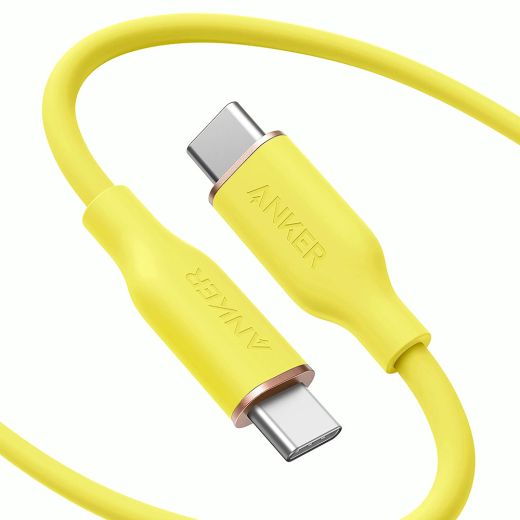 Кабель Anker 643 USB-C to USB-C Cable 1.8m Yellow (A8553) 