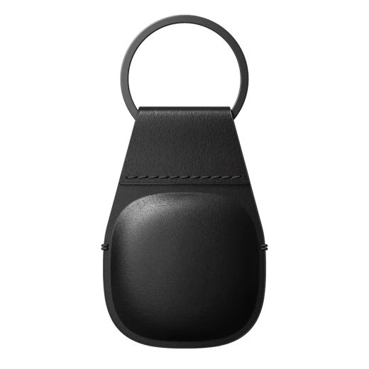 Кожаный чехол-подвеска Nomad Leather Keychain Black для AirTag