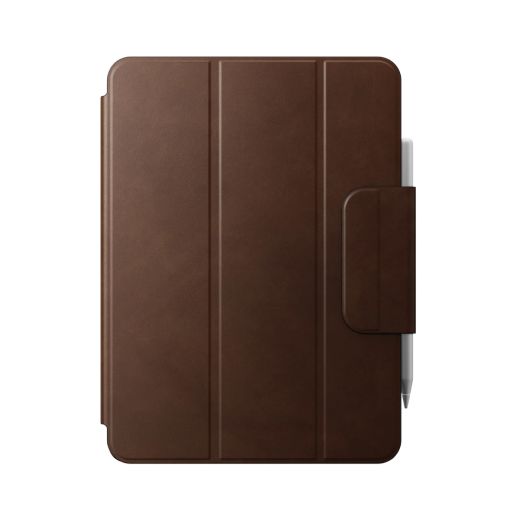 Кожаный чехол-книжка Nomad Leather Folio Plus Brown для iPad Pro 11" M1 | M2 Chip (2021 | 2022) | iPad Air 10.9" 4 | 5 M1 (2020 | 2022)