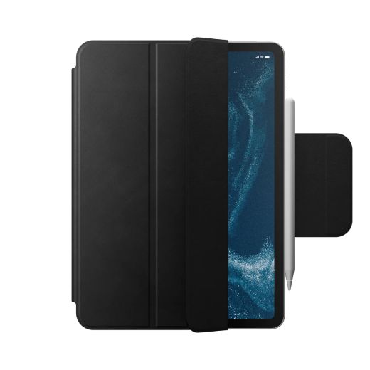 Кожаный чехол-книжка Nomad Leather Folio Plus Black для iPad Air 11” 6 M2 (2024) | iPad Pro 11" M1 | M2 Chip (2021 | 2022) | iPad Air 10.9" 4 | 5 M1 (2020 | 2022)