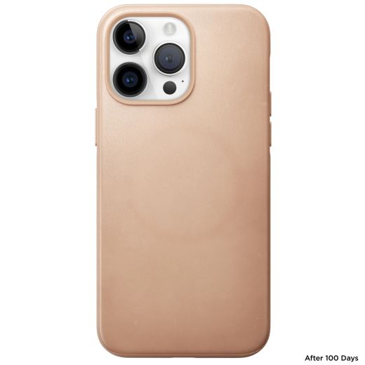 Кожаный чехол Nomad Modern Leather Case Natural для iPhone 14 Pro