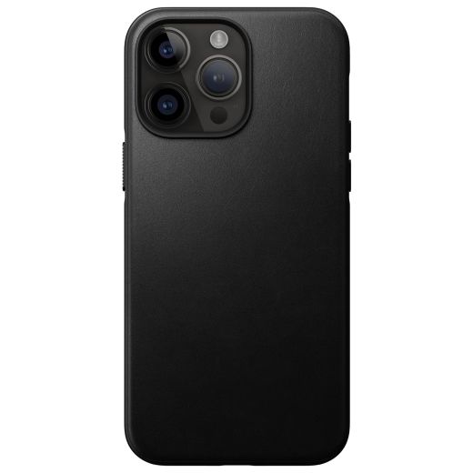 Кожаный чехол Nomad Modern Leather Case Black для iPhone 14 Pro Max