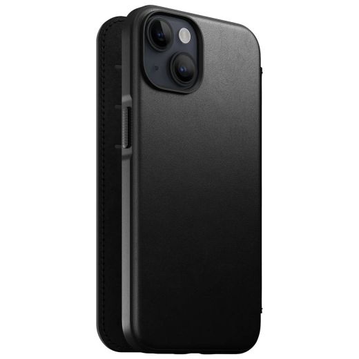 Чохол-книжка Nomad Modern Leather Folio Black для iPhone 14