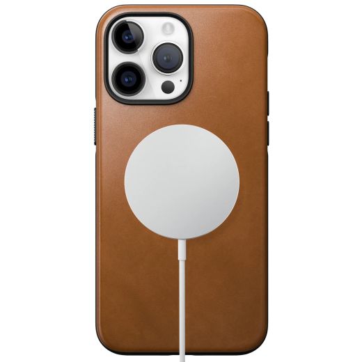 Шкіряний чохол Nomad Modern Leather Case English Tan для iPhone 14 Pro