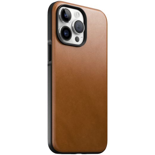 Шкіряний чохол Nomad Modern Leather Case English Tan для iPhone 14 Pro