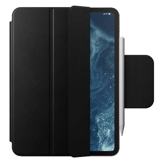 Кожаный чехол-книжка Nomad Leather Folio Black (NM013299858) для iPad Pro 11" (2024)