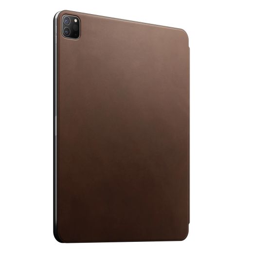 Кожаный чехол-книжка Nomad Leather Folio Brown (NM01340485) для iPad Air 13" M2 | M3 | iPad Pro 12.9" M1 | M2