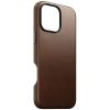 Кожаный чехол Nomad Traditional Leather Case Brown для iPhone 16 Pro Max (NM01389385)