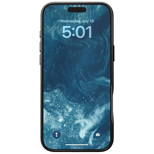 Кожаный чехол Nomad Traditional Horween Leather Case Black для iPhone 16 Pro