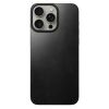 Кожаная магнитная накладка на заднюю панель Nomad Magnetic Leather Back Horween Leather Black для iPhone 15 Pro