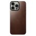 Кожаная магнитная накладка на заднюю панель Nomad Magnetic Leather Back Horween Leather Rustic Brown для iPhone 15 Pro