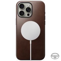 Шкіряний чохол Nomad Modern Horween Leather Case Rustic Brown для iPhone 15 Pro
