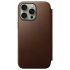 Кожаный чехол-книжка Nomad Modern Leather Folio Brown для iPhone 15 Pro Max