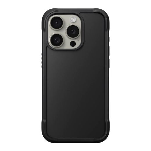 Противоударный чехол Nomad Rugged Case Black для iPhone 15 Pro