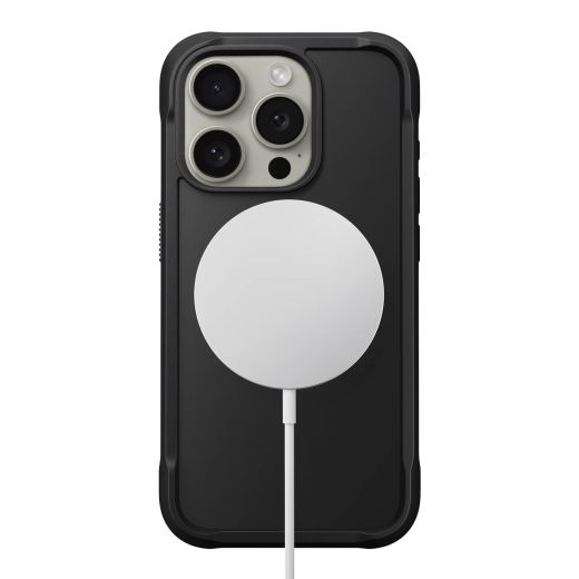 Противоударный чехол Nomad Rugged Case Black для iPhone 15 Pro Max