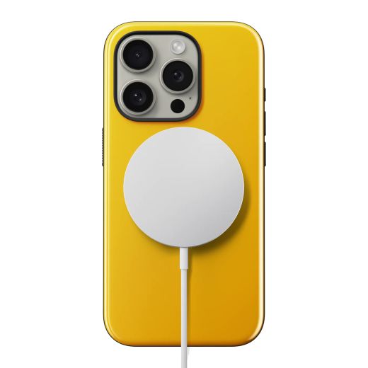 Чехол Nomad Sport Case Racing Yellow для iPhone 15 Pro (Limited Edition)