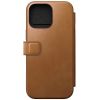 Кожаный чехол-книжка Nomad Modern Leather Folio Case English Tan-C для iPhone 16 Pro Max (NM01673385)