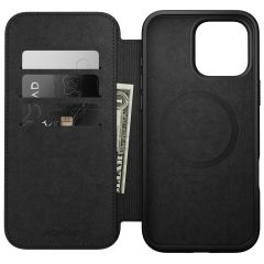 Кожаный чехол-книжка Nomad Modern Leather Folio Case Brown для iPhone 16 Pro (NM01679585)