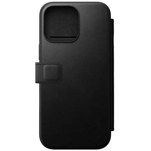 Шкіряний чохол-книжка Nomad Modern Leather Folio Case Black для iPhone 16 Pro Max (NM01675785)