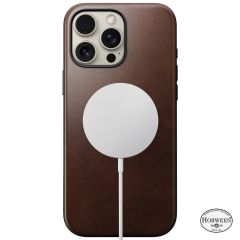 Кожаный чехол Nomad Modern Horween Leather Case Rustic Brown для iPhone 16 Pro Max (NM01689485)