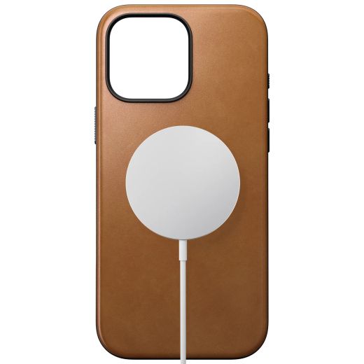 Шкіряний чохол Nomad Modern Leather Case English Tan-C для iPhone 16 Pro Max (NM01691785)