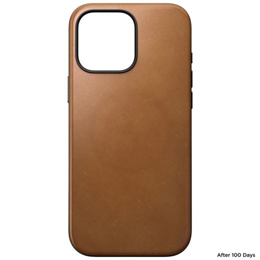 Шкіряний чохол Nomad Modern Leather Case English Tan-C для iPhone 16 Pro Max (NM01691785)
