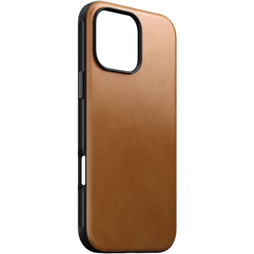 Шкіряний чохол Nomad Modern Leather Case English Tan-C для iPhone 16 Pro Max (NM01691785)