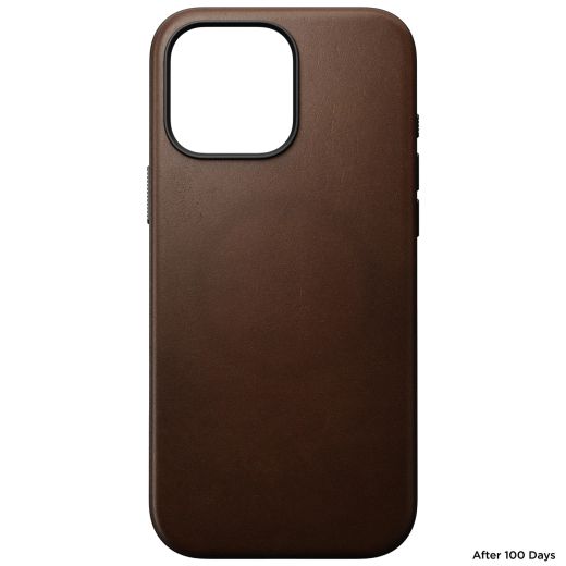 Шкіряний чохол Nomad Modern Leather Case Brown для iPhone 16 Pro (NM01696285)