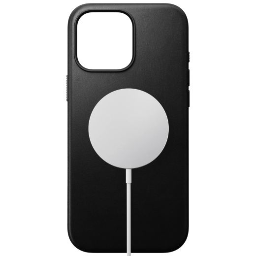 Кожаный чехол Nomad Modern Leather Case Black для iPhone 16 Pro Max (NM01693185)