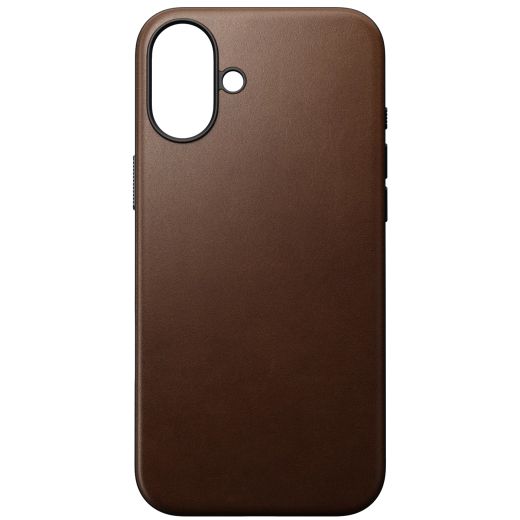 Шкіряний чохол Nomad Modern Leather Case Brown для iPhone 16 (NM01850885)