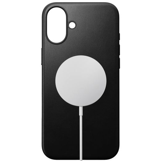 Шкіряний чохол Nomad Modern Leather Case Black для iPhone 16 (NM01851585)