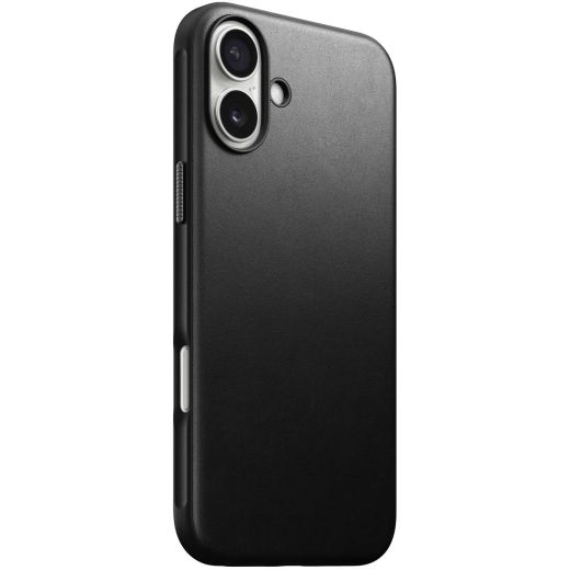 Кожаный чехол Nomad Modern Leather Case Black для iPhone 16 Plus (NM01699385)