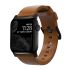 Кожаный ремешок Nomad Modern Band Tan Leather / Black Hardware для Apple Watch 49мм | 45мм | 44мм