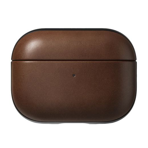 Шкіряний чохол Nomad Modern Leather Case Brown для Airpods Pro (2 покоління)