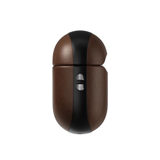 Шкіряний чохол Nomad Modern Leather Case Brown для Airpods Pro (2 покоління)